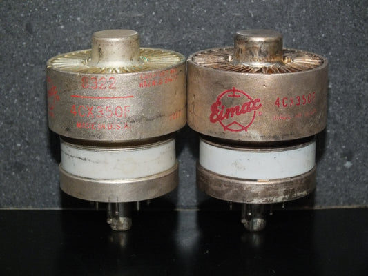4CX350F EIMAC / AMPEREX Used Tested OK tube HAM radio & professional broadcast