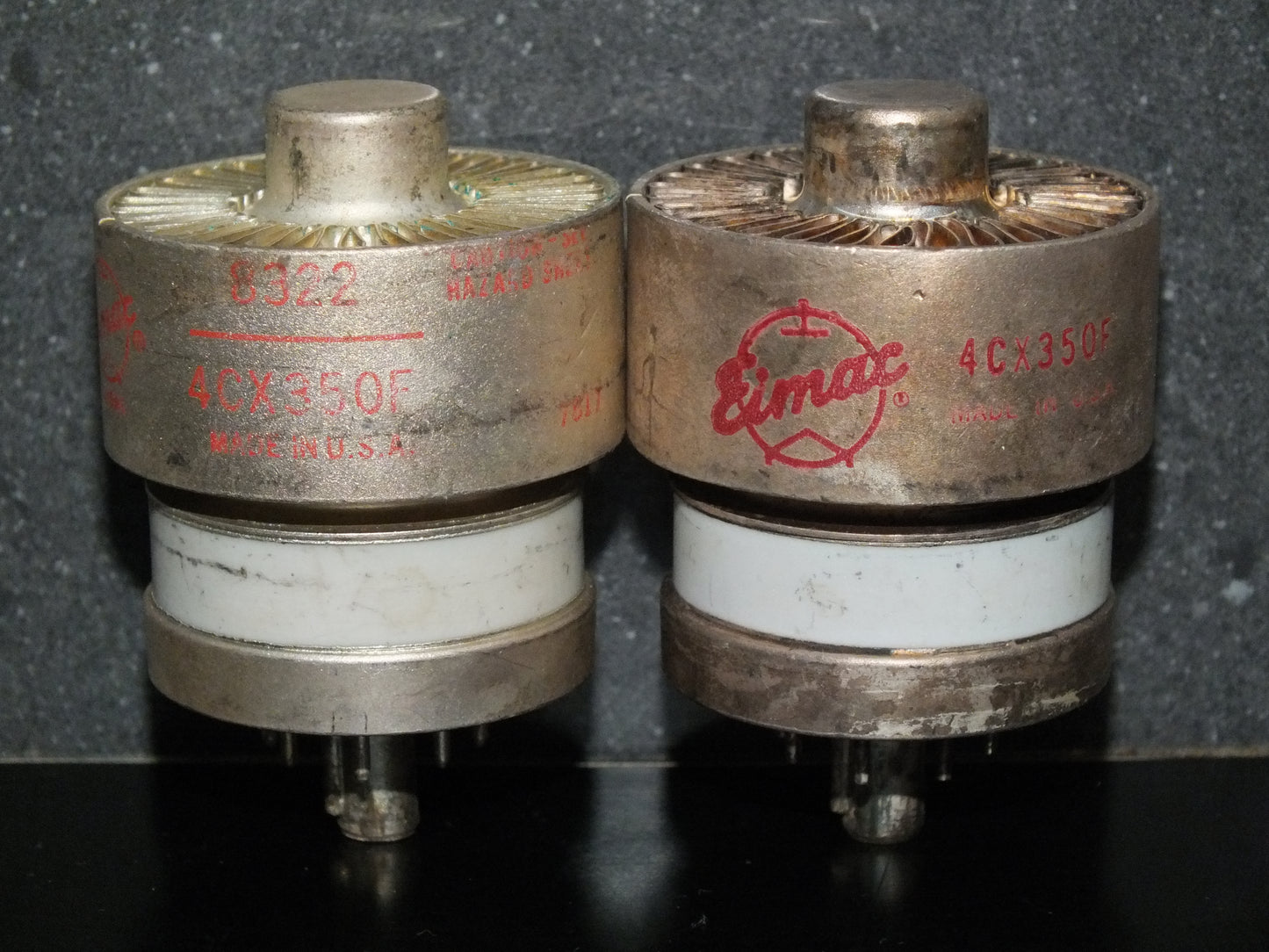 4CX350F EIMAC / AMPEREX Used Tested OK tube HAM radio & professional broadcast