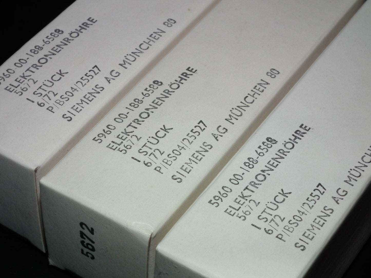 5672 Siemens NOS NIB Pencil Power Pentode (1 pcs) CV2238