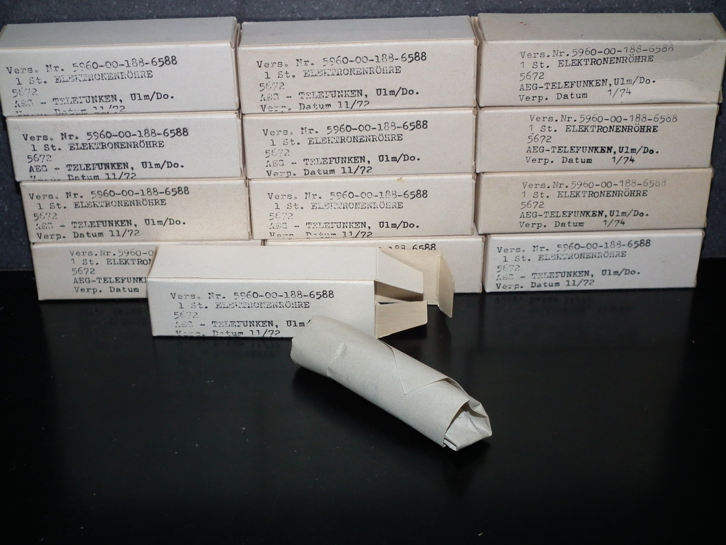 5672 Telefunken NOS NIB Pencil Power Pentode (1 pcs) CV2238
