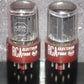 Matched Pair 5962 RCA Red Base Holy Grail 6SN7GT Dual Square Getter Triple Mica