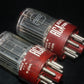 Matched Pair 5962 RCA Red Base Holy Grail 6SN7GT Dual Square Getter Triple Mica
