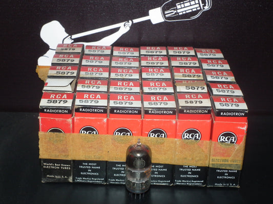 One (1 pcs)5879 RCA NOS NIB Audio Pentode Low Noise