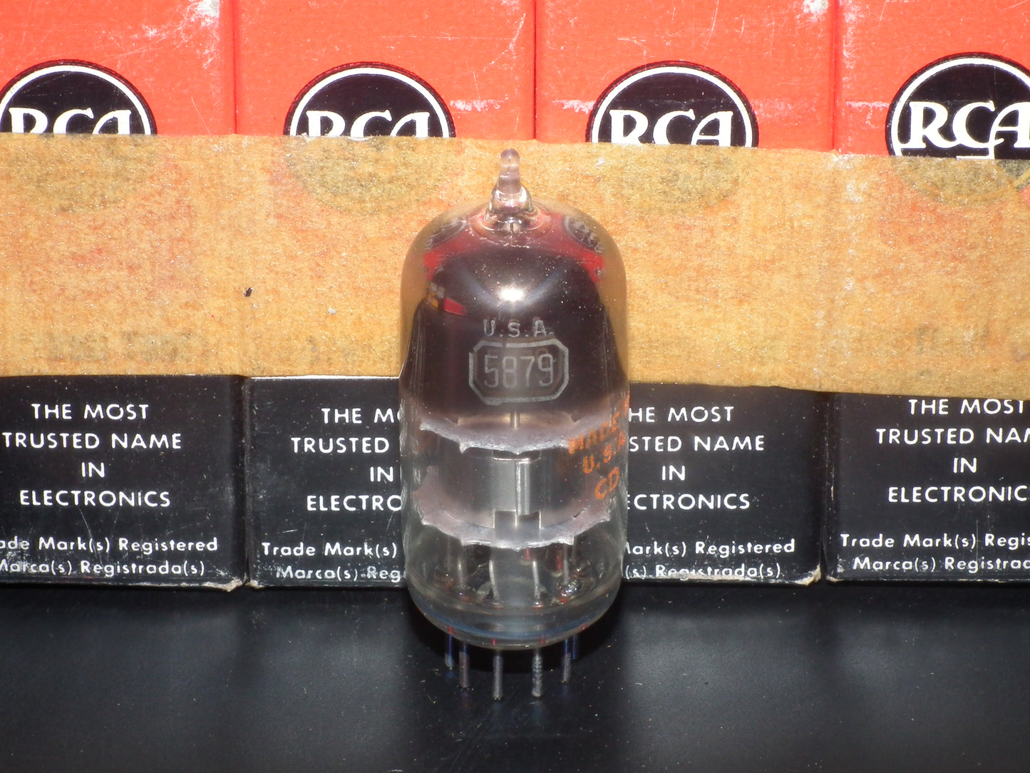One (1 pcs)5879 RCA NOS NIB Audio Pentode Low Noise