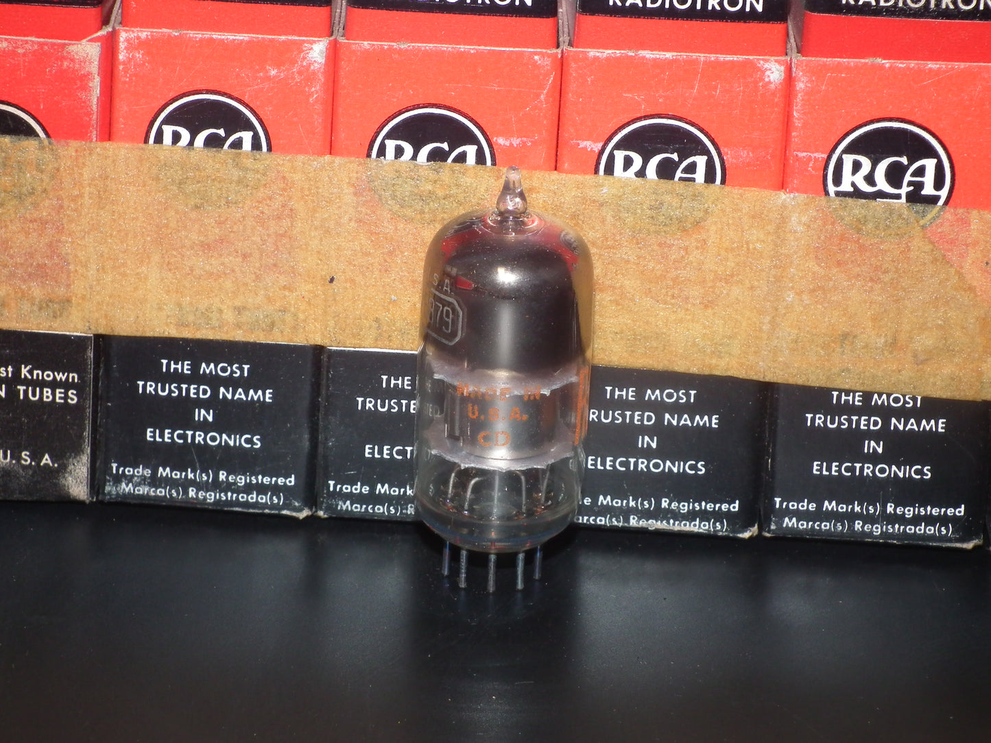 One (1 pcs)5879 RCA NOS NIB Audio Pentode Low Noise