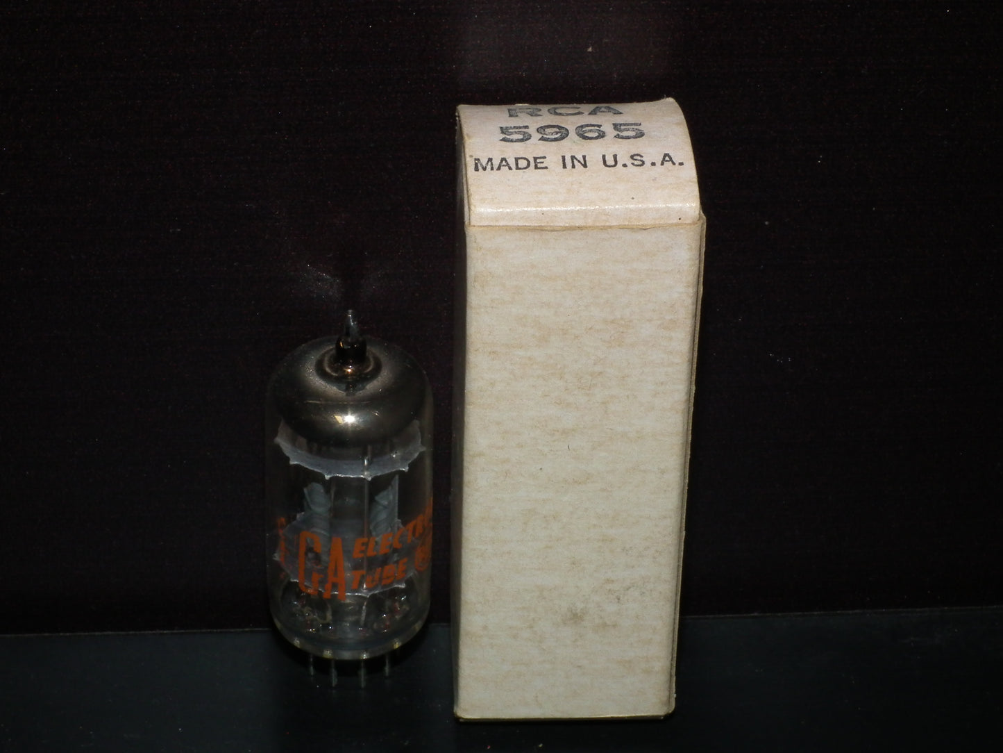 5965 RCA E180CC 7062 NOS NIB Original White Box made in USA