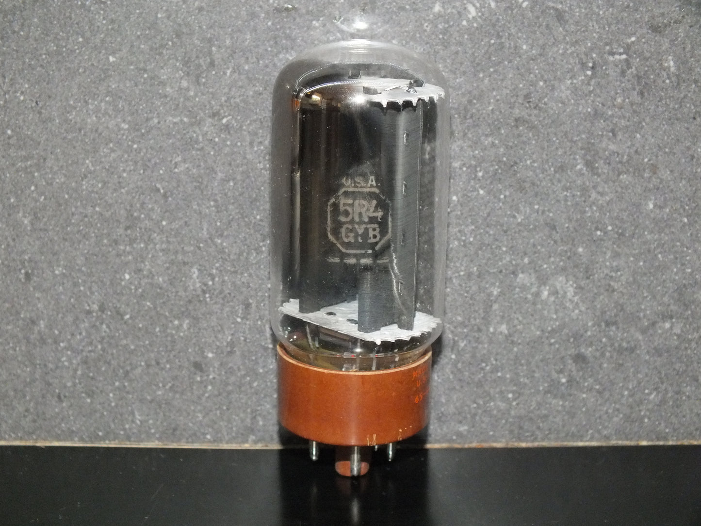 5R4GYB RCA NOS Brown Base Vintage Rectifier Tube