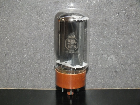 5R4GYB RCA NOS Brown Base Vintage Rectifier Tube