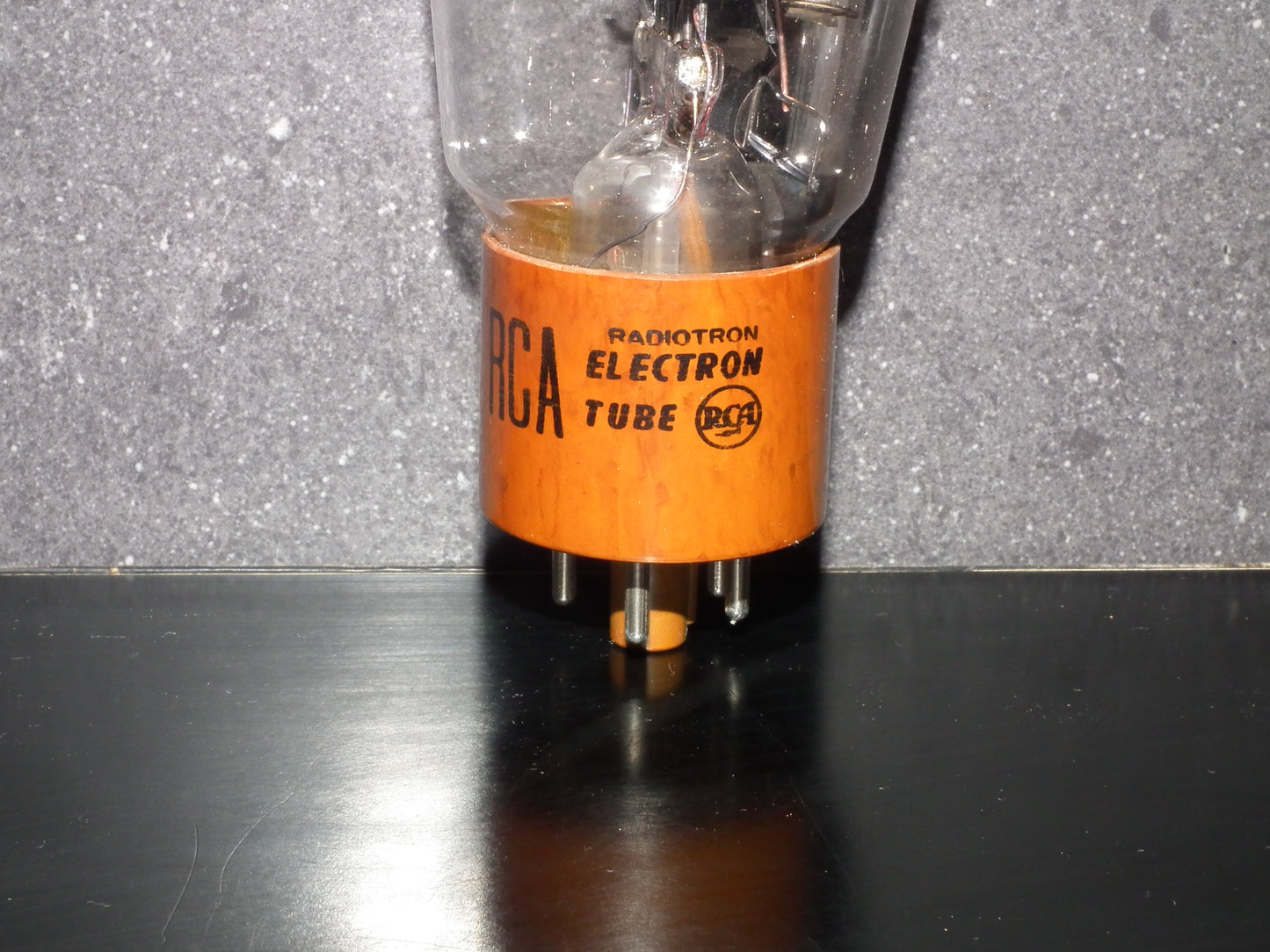 5R4GY RCA NOS D Getter Brown Base JAN Vintage Rectifier Tube