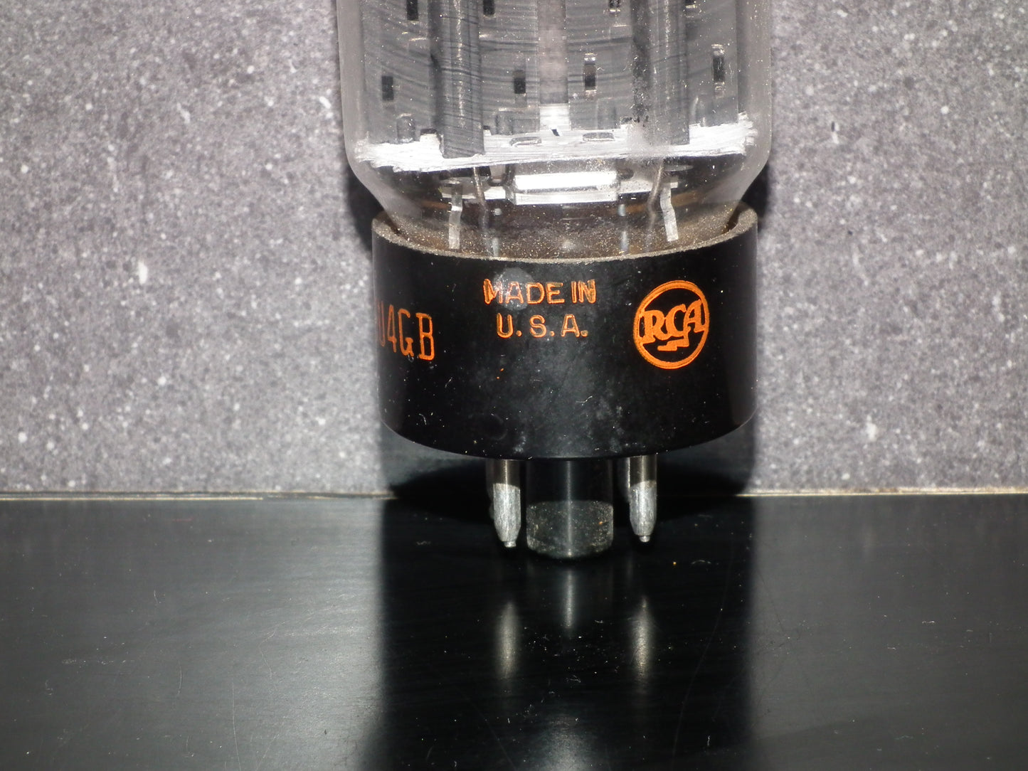 5U4GB RCA Black Anodes - Carbonized Nickel Tested 100% 350 / 340mA