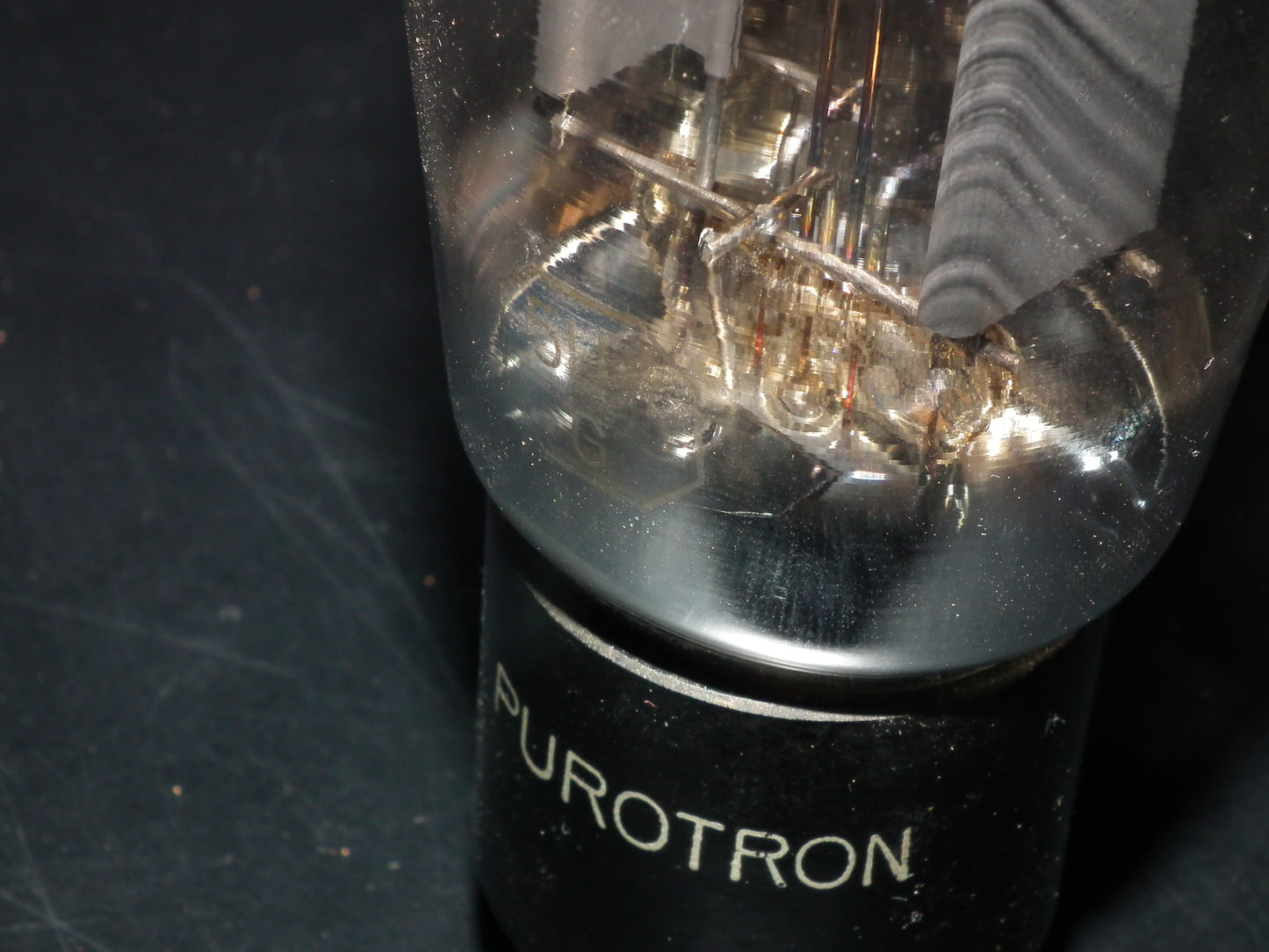 5U4G PUROTRON VT-244 RARE Foil Getter Great Sound