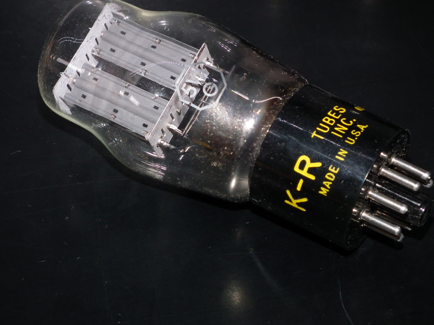5V4G K-R USA GZ32 RARE Square Getter NOS - TESTED 100%
