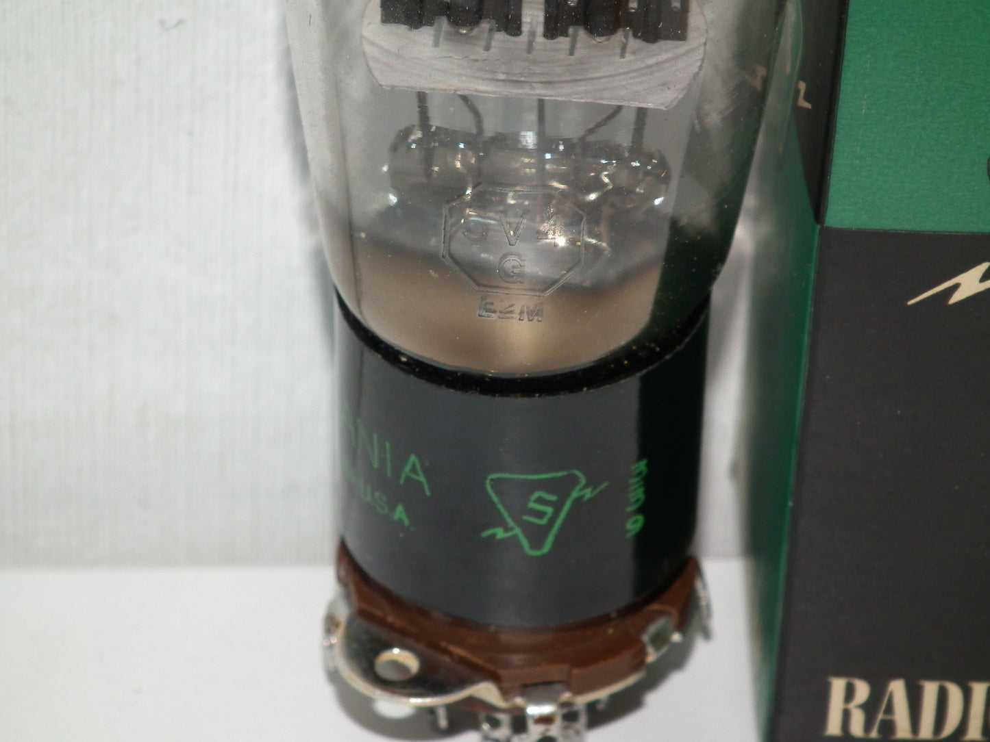 5V4G Sylvania VT-206 GZ32 NOS NIB Big Square Getter Black Anodes