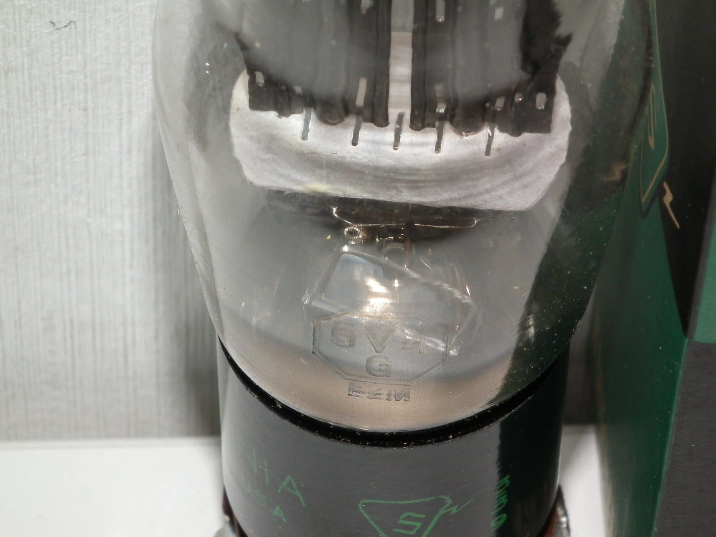 5V4G Sylvania VT-206 GZ32 NOS NIB Big Square Getter Black Anodes