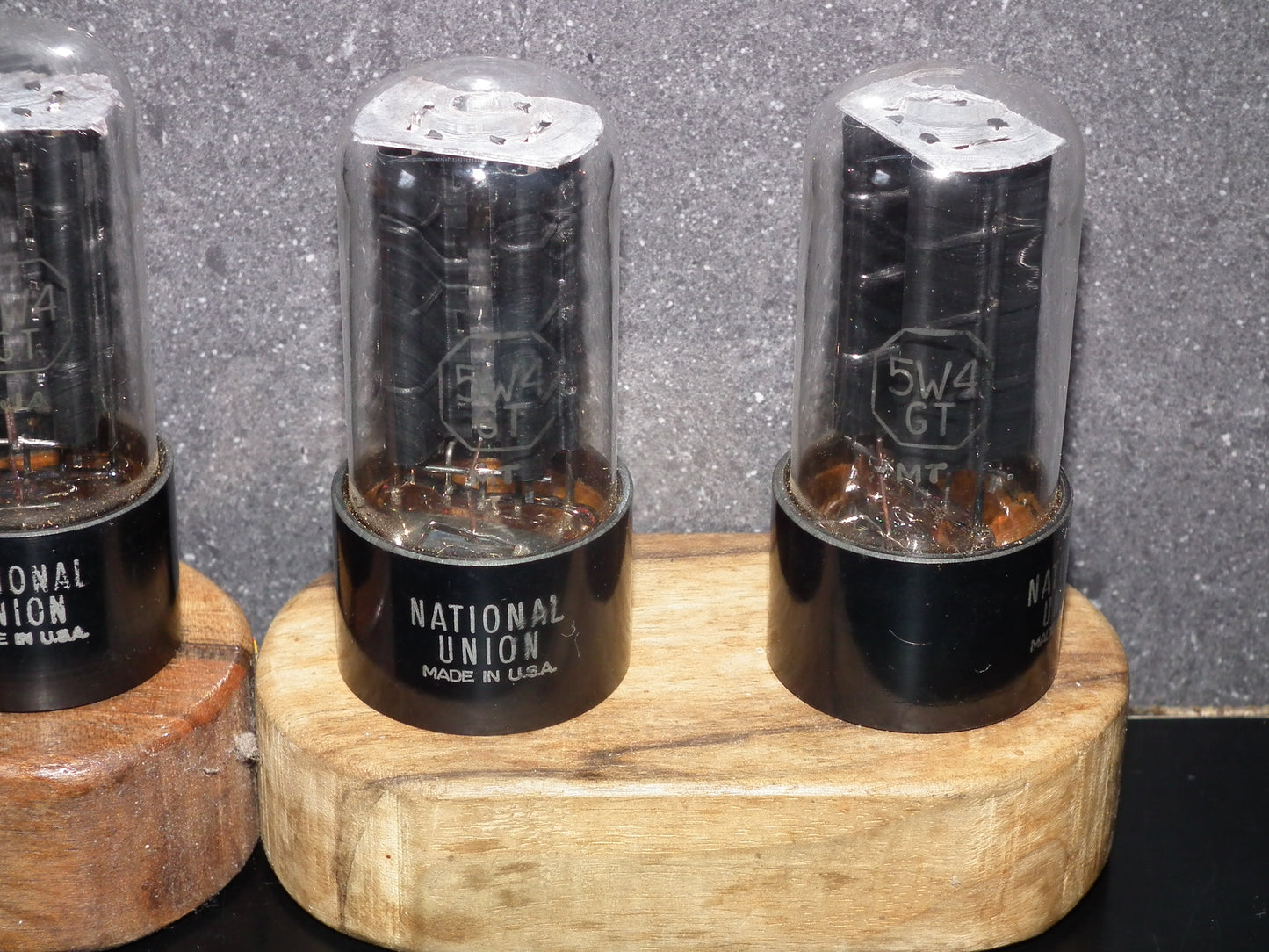 5W4GT National Union NOS Black Anodes Square Getter Dual Rectifier