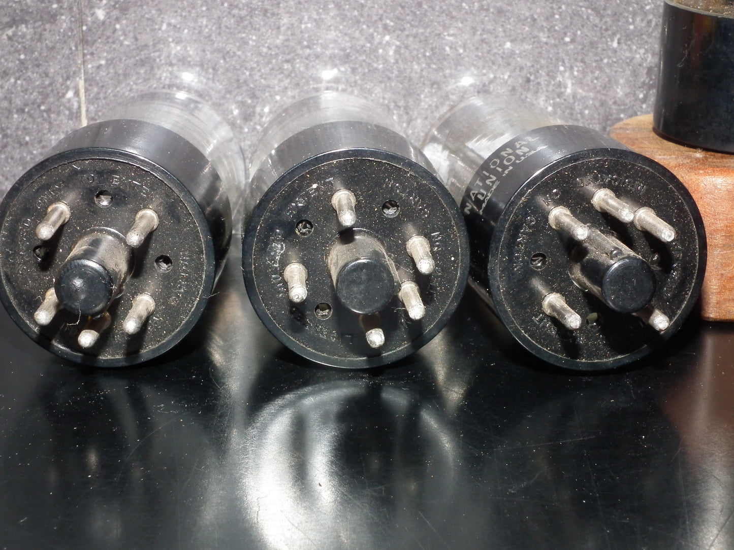 5W4GT National Union NOS Black Anodes Square Getter Dual Rectifier