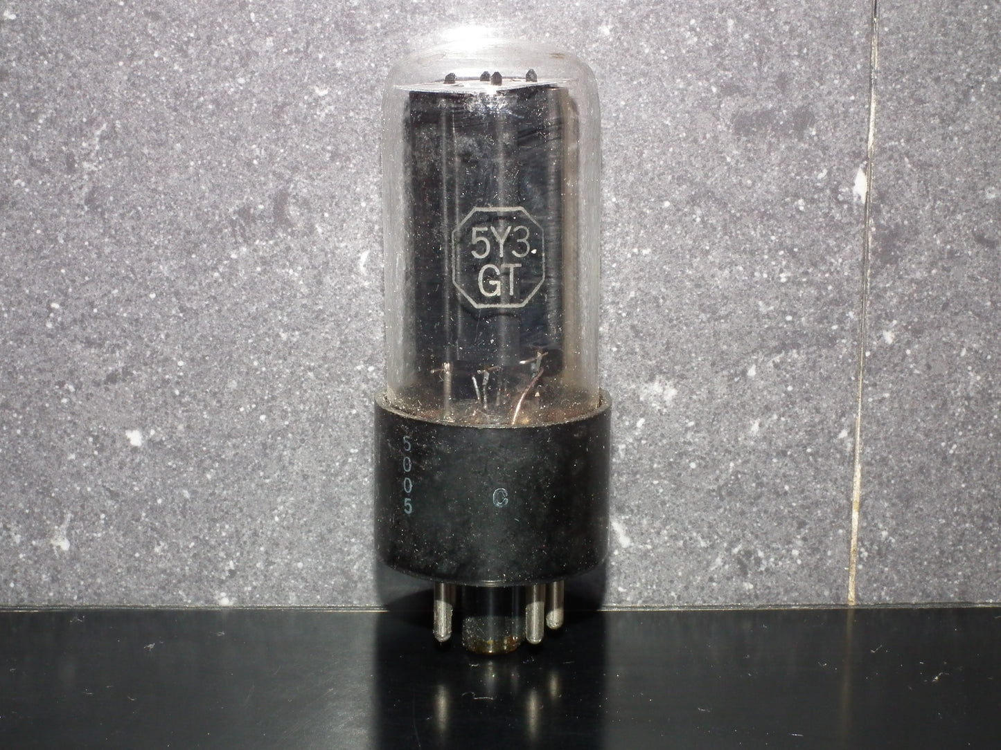 5Y3GT Hytron RARE Square Getter NOS 195/200 mA