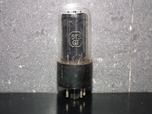 5Y3GT Hytron RARE Square Getter NOS 195/200 mA