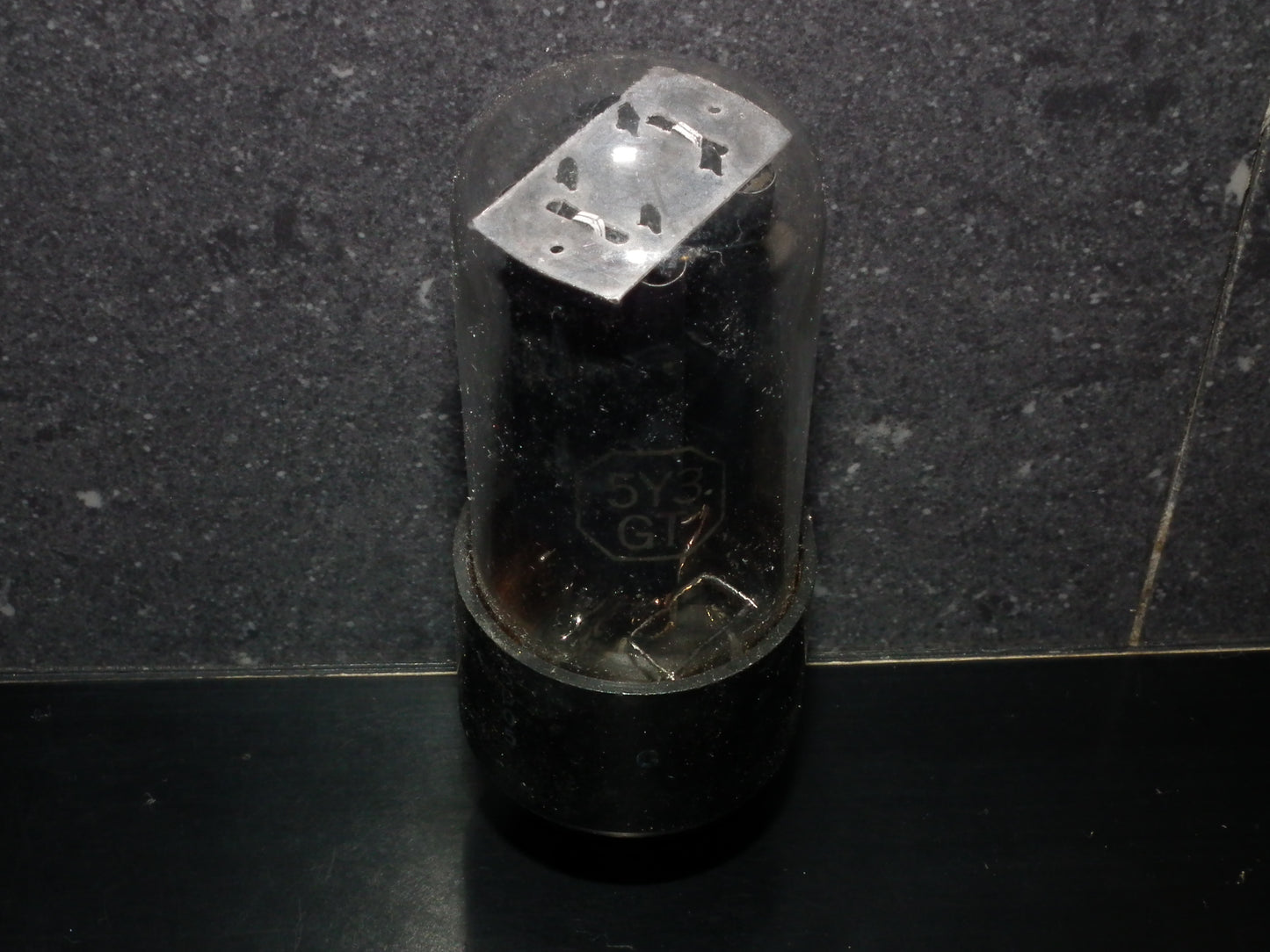 5Y3GT Hytron RARE Square Getter NOS 195/200 mA