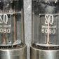 MULLARD 6080 Matched pair SPECIAL QUALITY rebranded Philips Tested