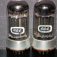 GEC 6080 CV2984 6AS7 5998 ECC230 Matched pair Square Getters Triple Mica