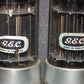 GEC 6080 CV2984 6AS7 5998 ECC230 Matched pair Square Getters Triple Mica