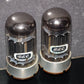 GEC 6080 CV2984 6AS7 5998 ECC230 Matched pair Square Getters Triple Mica