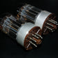 GEC 6080 CV2984 6AS7 5998 ECC230 Matched pair Square Getters Triple Mica
