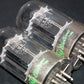 Matched pair 6080 GE  General Electric double triode ( 6AS7 5998)