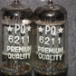 Platinum Matched Pair 6211 AMPEREX ~ECC82 Tested NOS Welded Anodes ECC802S