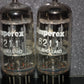 Platinum Matched Pair 6211 AMPEREX ~ECC82 Tested NOS Welded Anodes ECC802S
