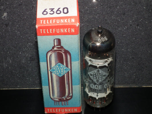 6360 TELEFUNKEN NOS NIB QQE03/12 Diamond Bottom