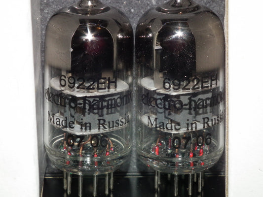 6922EH Electro Harmonix E88CC 6922 Platinum Matched Pair Low Noise