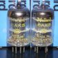 Matched Pair EF95 5654 6AK5W Mullard MITCHAM Square Getter 1953