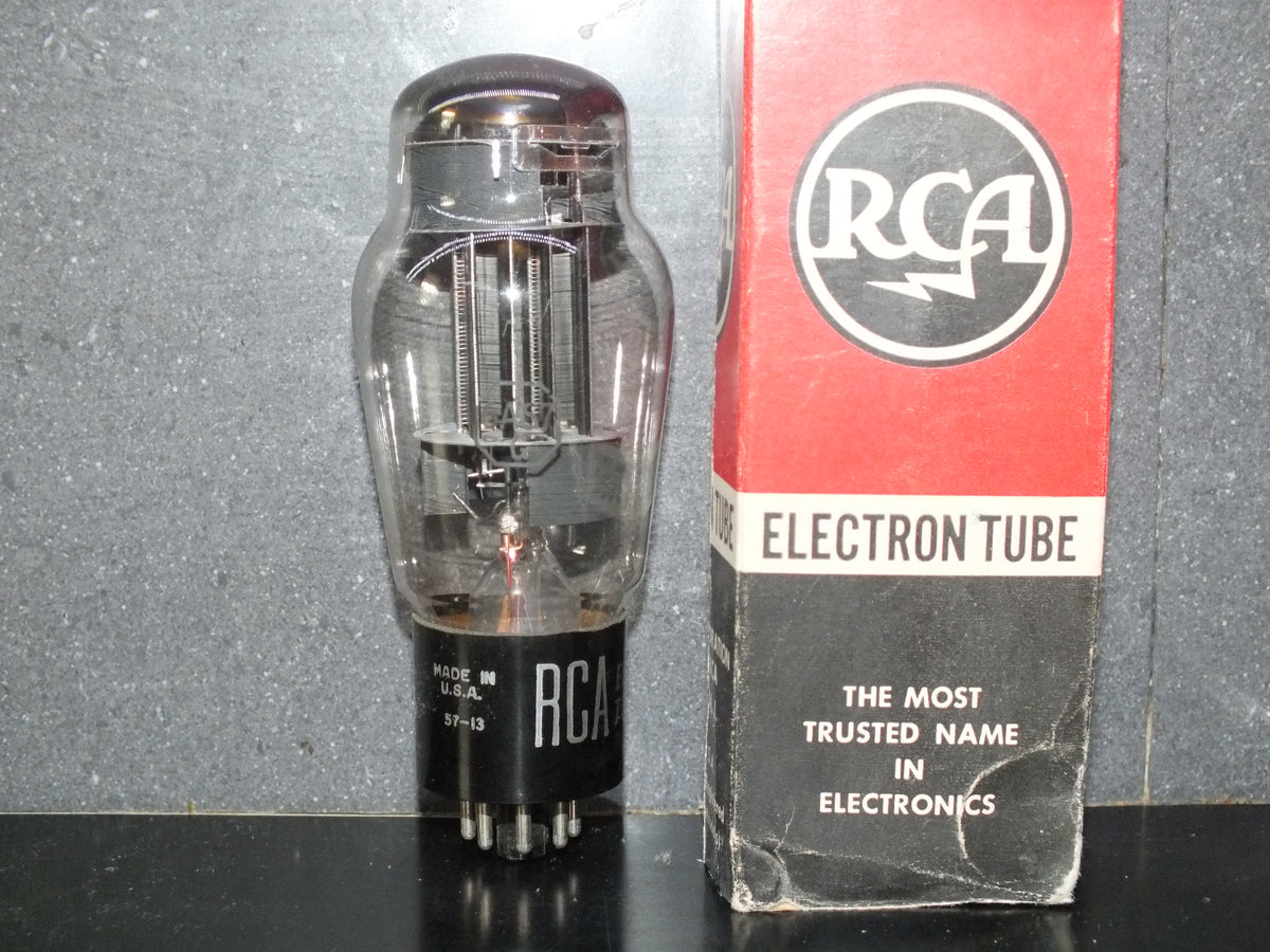 6AS7G RCA 6080 NOS NIB Old Type Coke Bottle Square Getter 1957