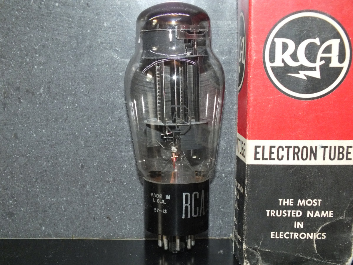 6AS7G RCA 6080 NOS NIB Old Type Coke Bottle Square Getter 1957