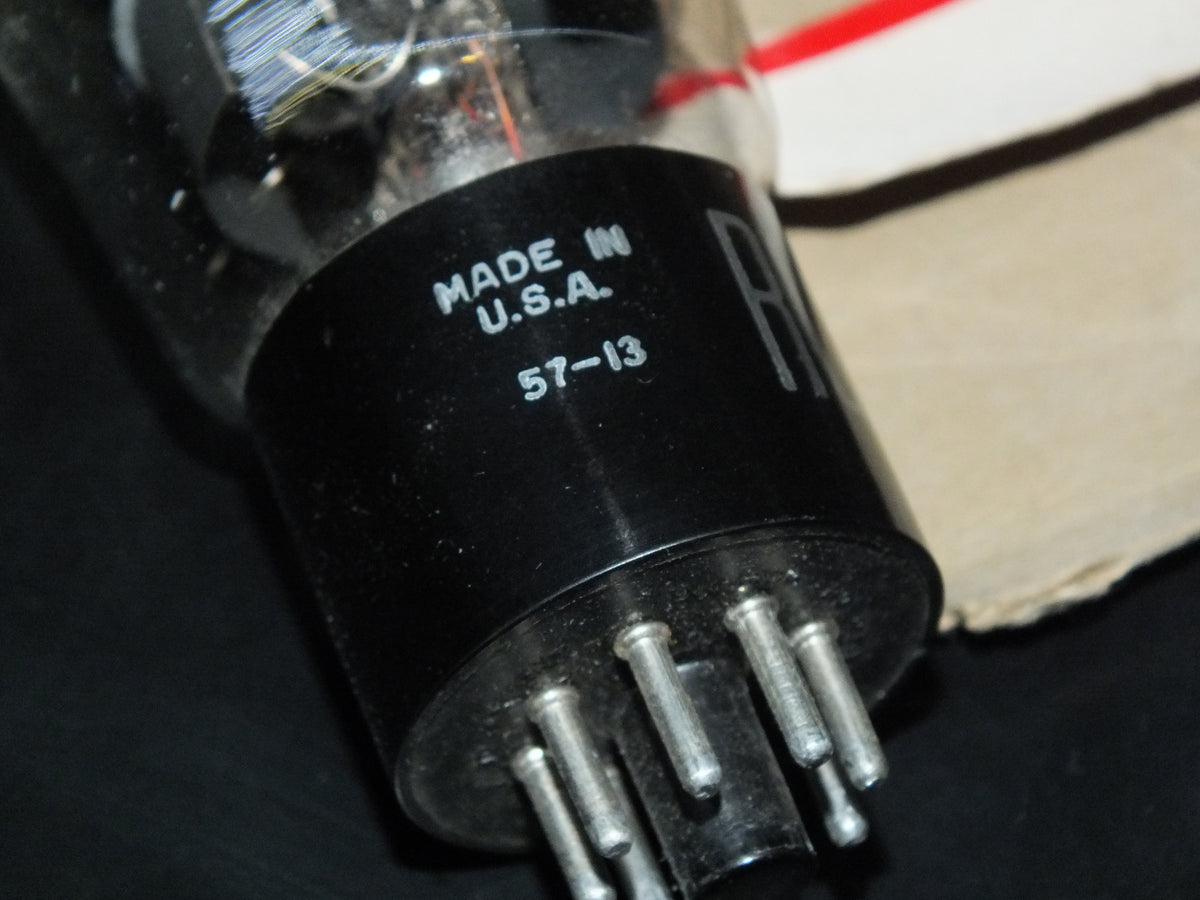 6AS7G RCA 6080 NOS NIB Old Type Coke Bottle Square Getter 1957