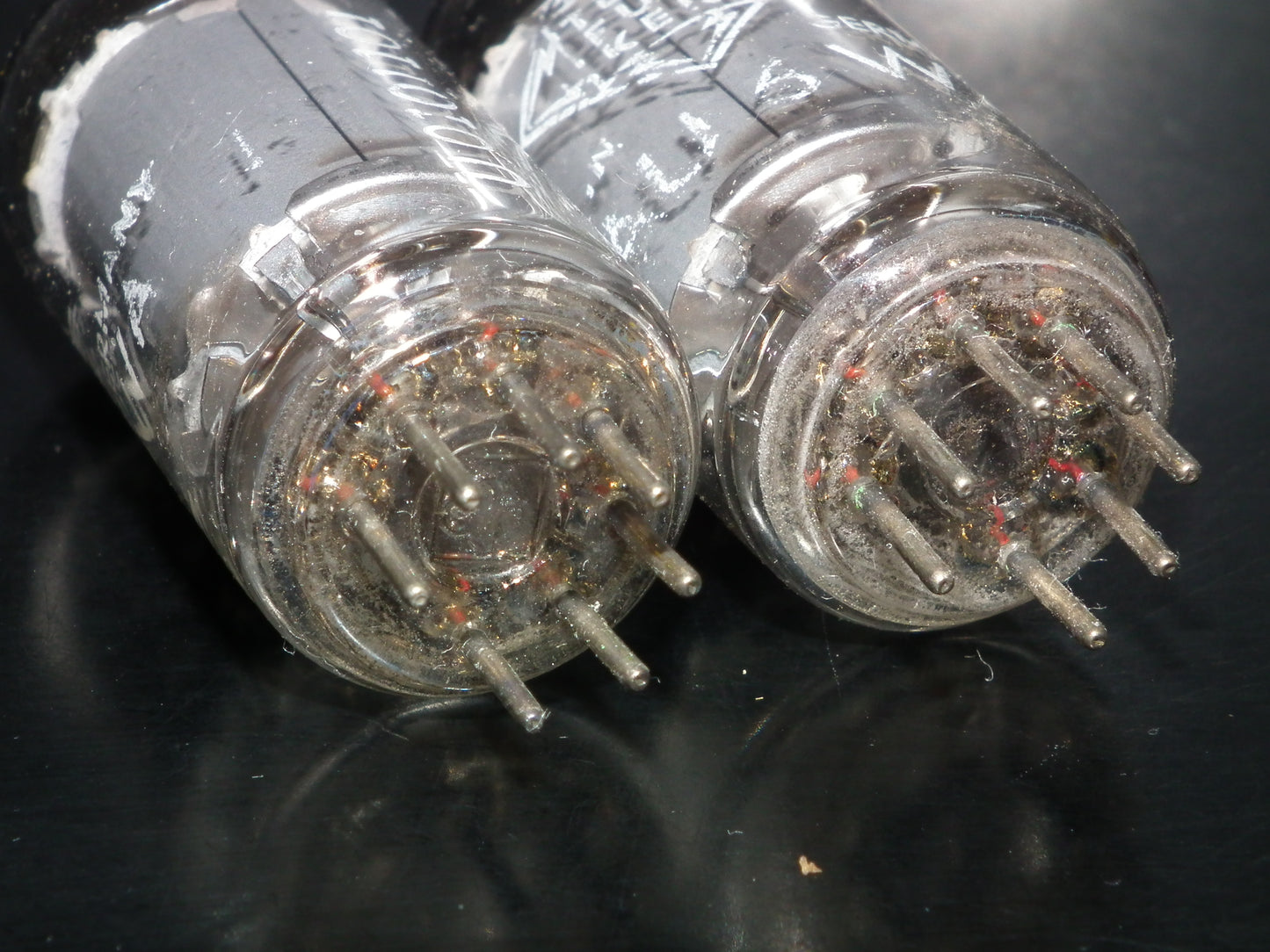6AU6WA Telefunken <> EF94 RARE Square Getter Sony C800G