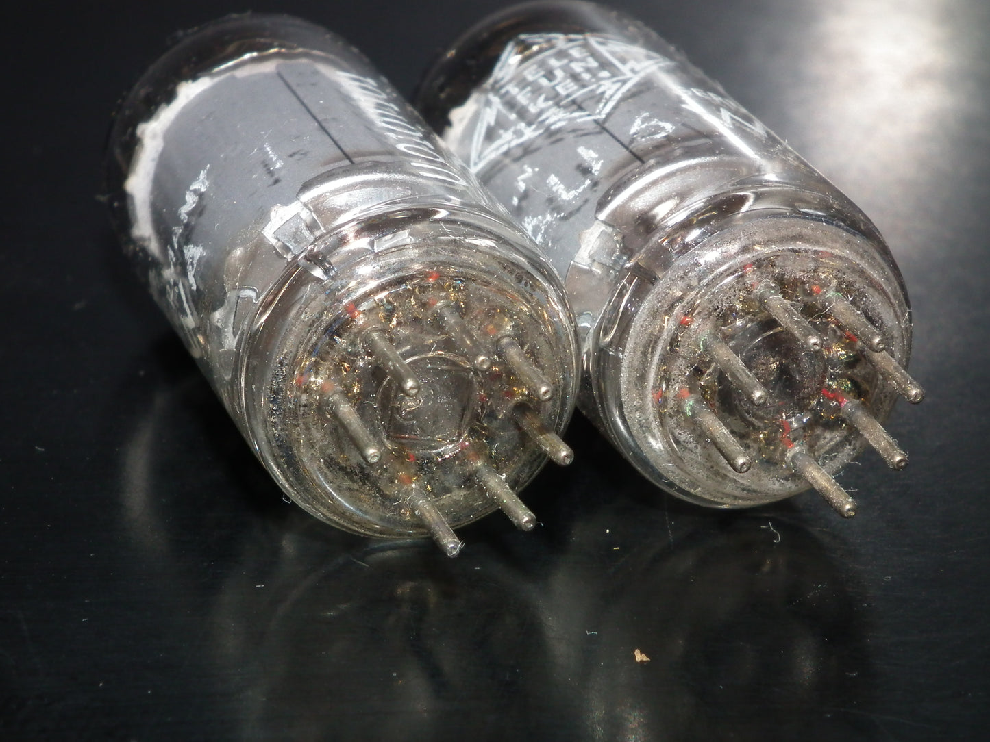 6AU6WA Telefunken <> EF94 RARE Square Getter Sony C800G