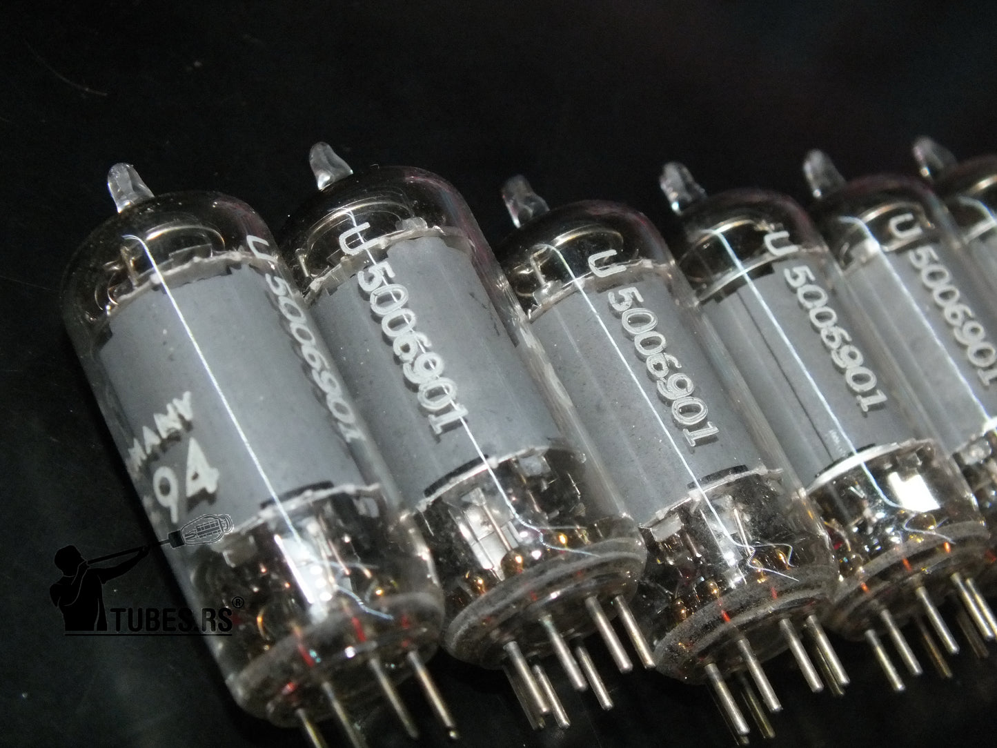 6AU6 Telefunken <> EF94 RARE Red Dot Sony C800G Microphone Killer Tube