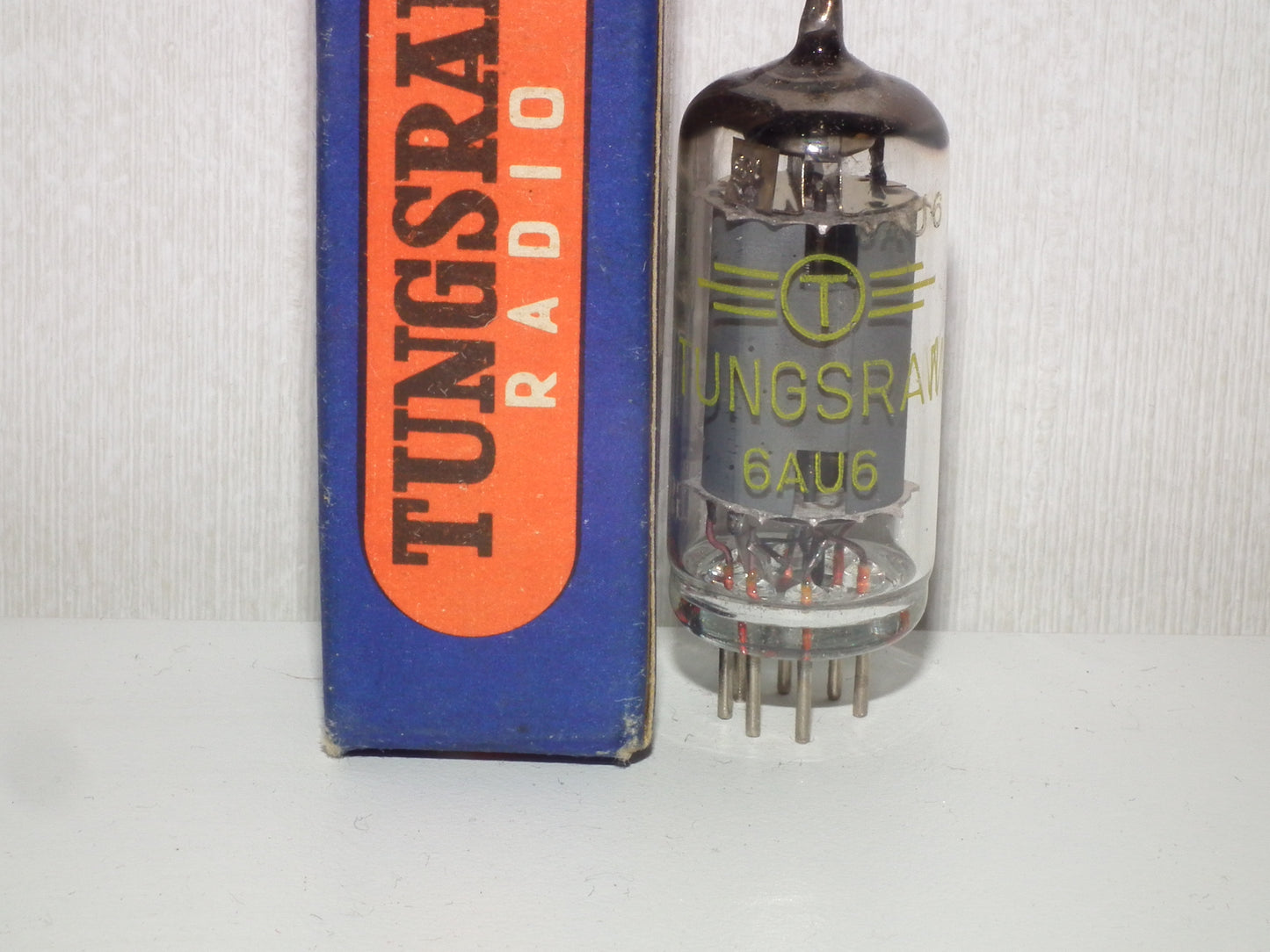 6AU6 Tungsram EF94 Hum and microphonics tested Old Type