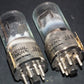 Matched Pair NOS National Union 6C5GT Cracked Metal Collar