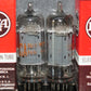 6CG7 RCA 6FQ7 Platinum Matched Pair (2 tubes) Side D Getter