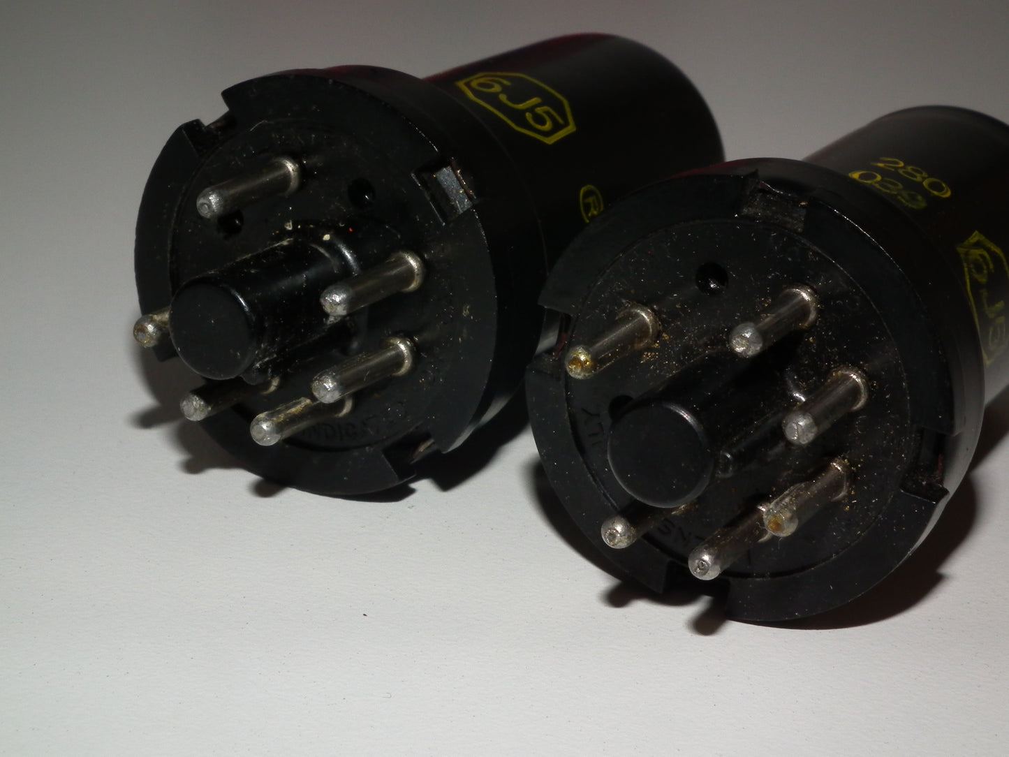Platinum Matched Pair 6J5 Raytheon NOS NIB (6J5G 6J5GT)