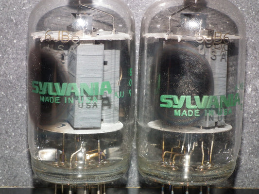 6JB6 Sylvania Matched Pair - TESTED 100% OK