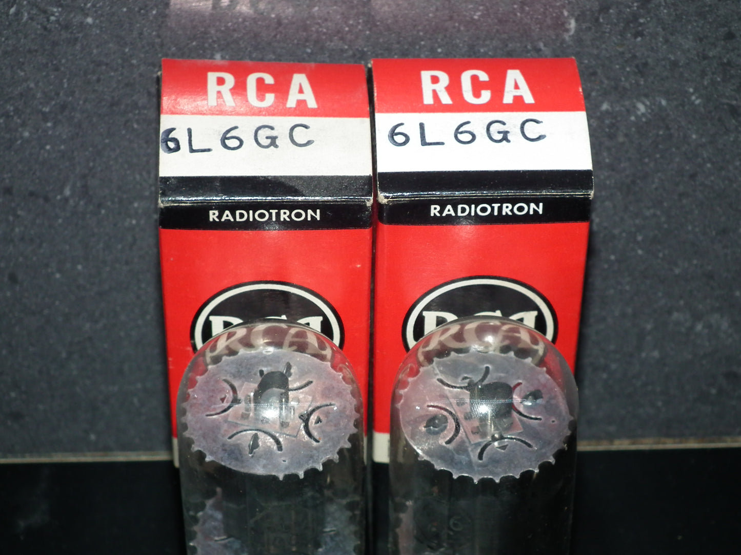 6L6GC RCA Platinum Matched Pair NOS NIB Holy Grail 6L6 Black Plates