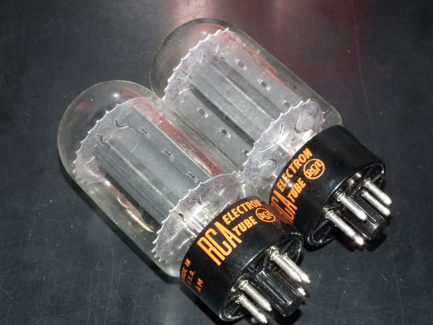 6L6GC RCA Platinum Matched Pair NOS NIB Holy Grail 6L6 Black Plates