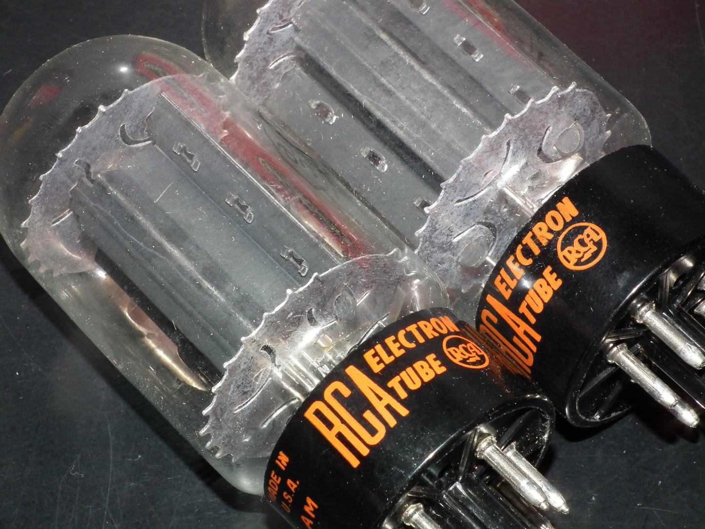 6L6GC RCA Platinum Matched Pair NOS NIB Holy Grail 6L6 Black Plates