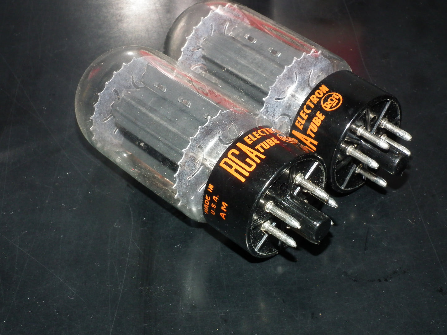 6L6GC RCA Platinum Matched Pair NOS NIB Holy Grail 6L6 Black Plates