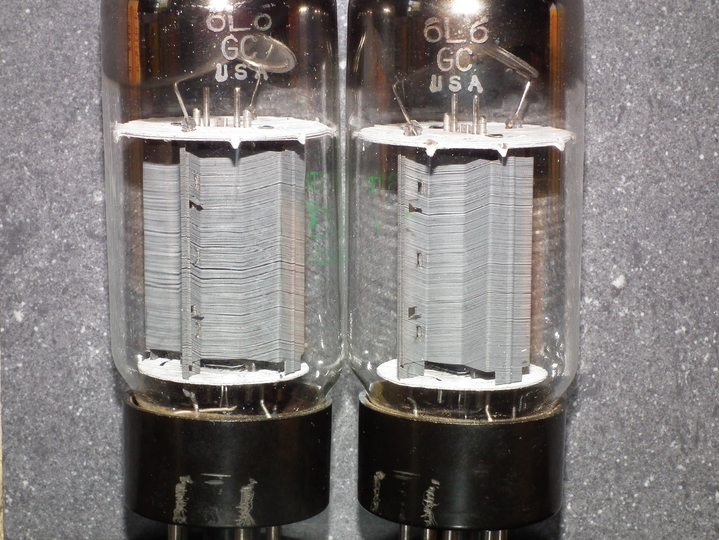 6L6GC Sylvania USA Matched Pair Tested NOS
